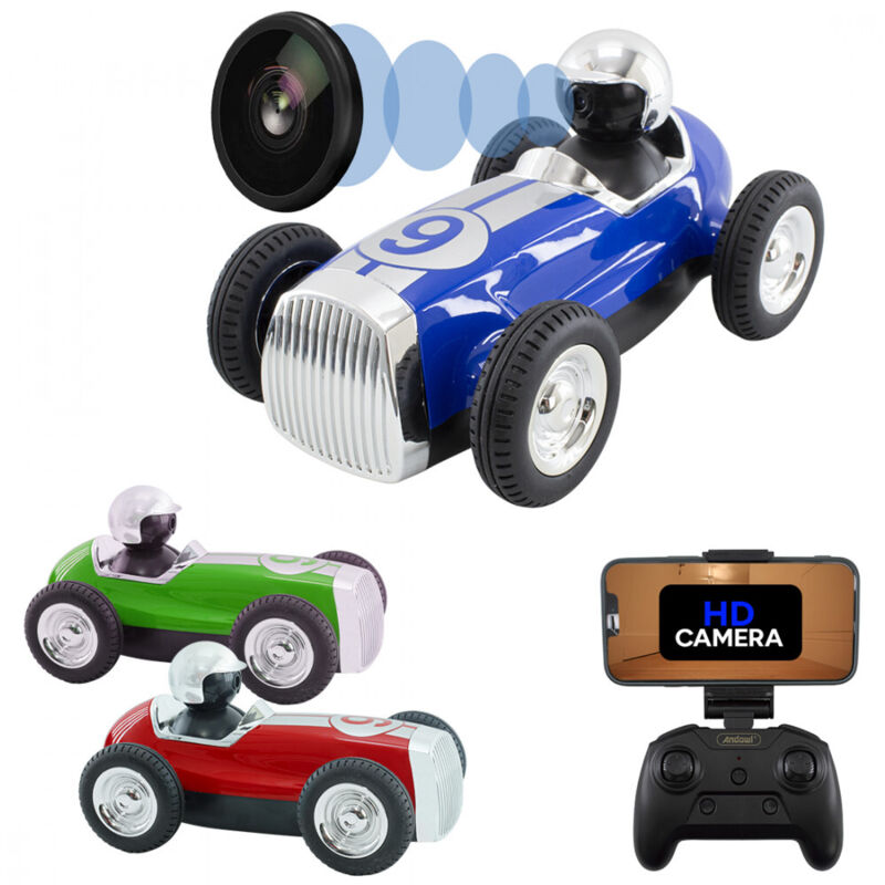 Trade Shop Traesio - Trade Shop - Retro-Autoradio-Steuerung F9 Cam WiFi Lautsprecher Bluetooth App Smartphone -