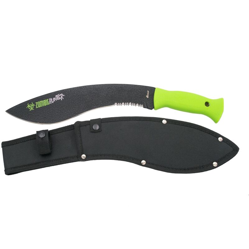 Machete Stangenschneider Third S2014 Edelstahlklinge 27,5 cm mit mango grünem ABS, mit Nylonabdeckung