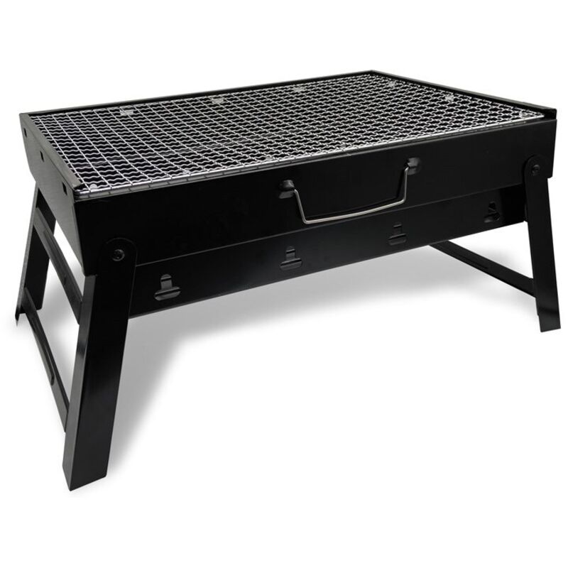 Maestro - MR-1010 Grill bbq Portable Barbecue mit Grill de Holzkohle und Grillrost Barbecue de Grilltisch de Faltbarer Camping Grill im Koffer