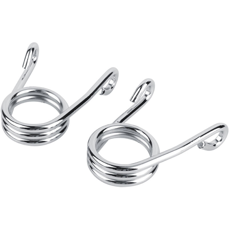 Maßgefertigte 3,5'-Torsionssitzfedern in Chromgold/Silber für Chopper- und Bobber-Motorräder