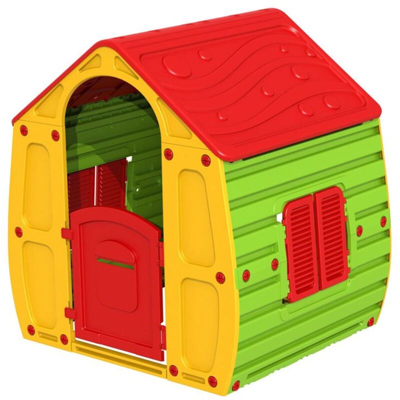 Buri - Magical Kinder-Spielhaus Spielhaus Kinderhaus Kinderspielhaus Gartenhaus Villa