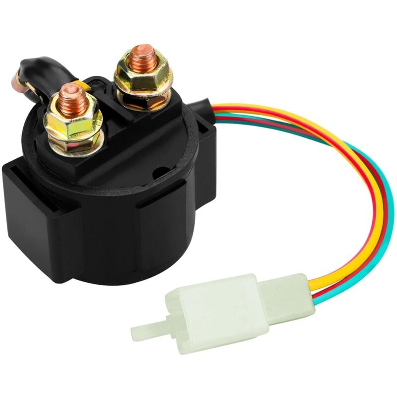 Magnet-Starterrelais für ATV 4-Takt-GY6-Motor 50/100/125/150/200/250 cc Dirt Bike Scooter Go Kart Dne Buggy Quad 4 Wheelers Pit Bike Moped Roketa SSR
