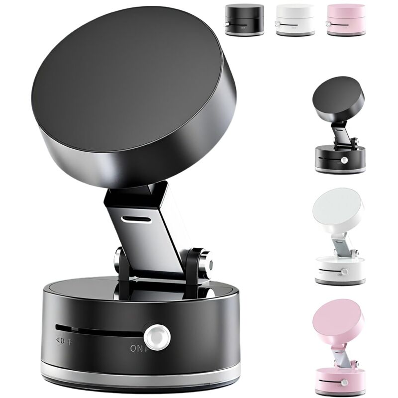 Magnetische Autotelefonhalterung, doppelseitige Saugnapfhalterung für Mobiltelefone, faltbar, N52 Saugkraft, geeignet für Büro, Auto-Navi,