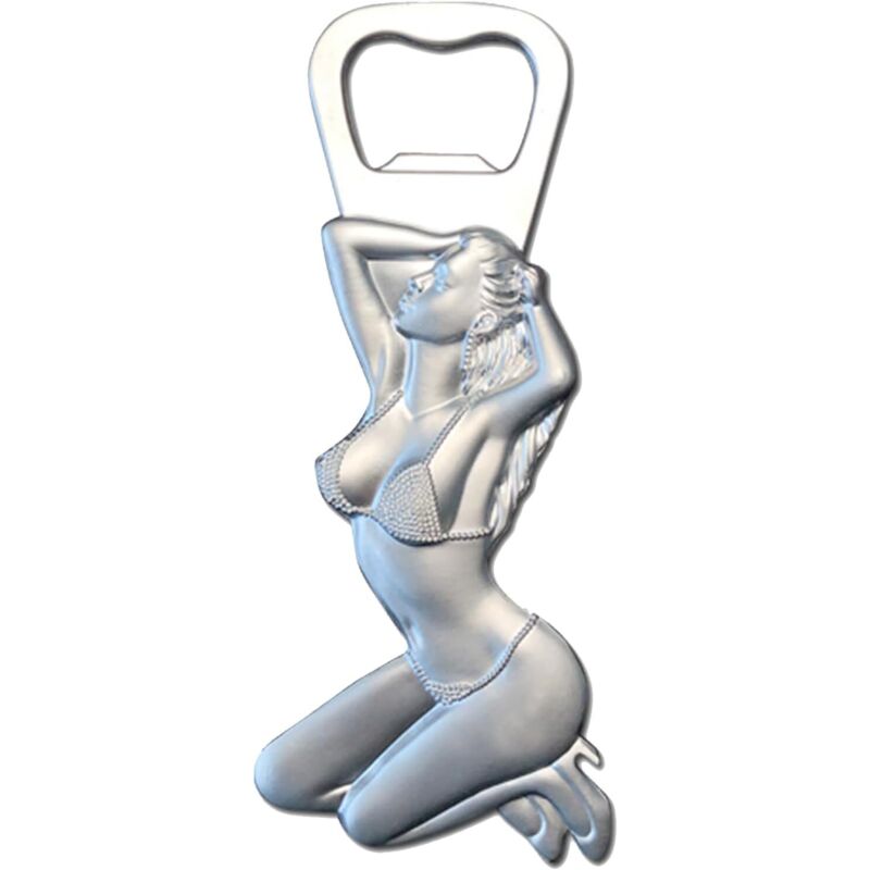 Magnetische Kühlschrankdekoration mit integriertem Flaschenöffner, robust und langlebig, ideal für Küchen, Bars, Restaurants und Partys.