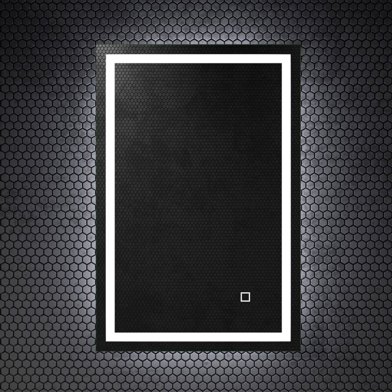 Mai&mai - Wandspiegel Badezimmer Spiegel led 50x70cm led Bad-Spiegel mit Touchschalter, Beschlagfrei durch Antifog-Schich