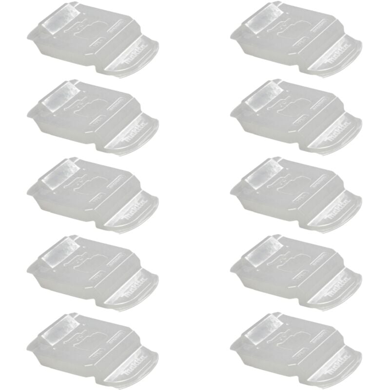 Makita 10x Kontaktschutzkappe für alle 14,4 / 18 V LXT Akkus ( 10x 450128-8 )