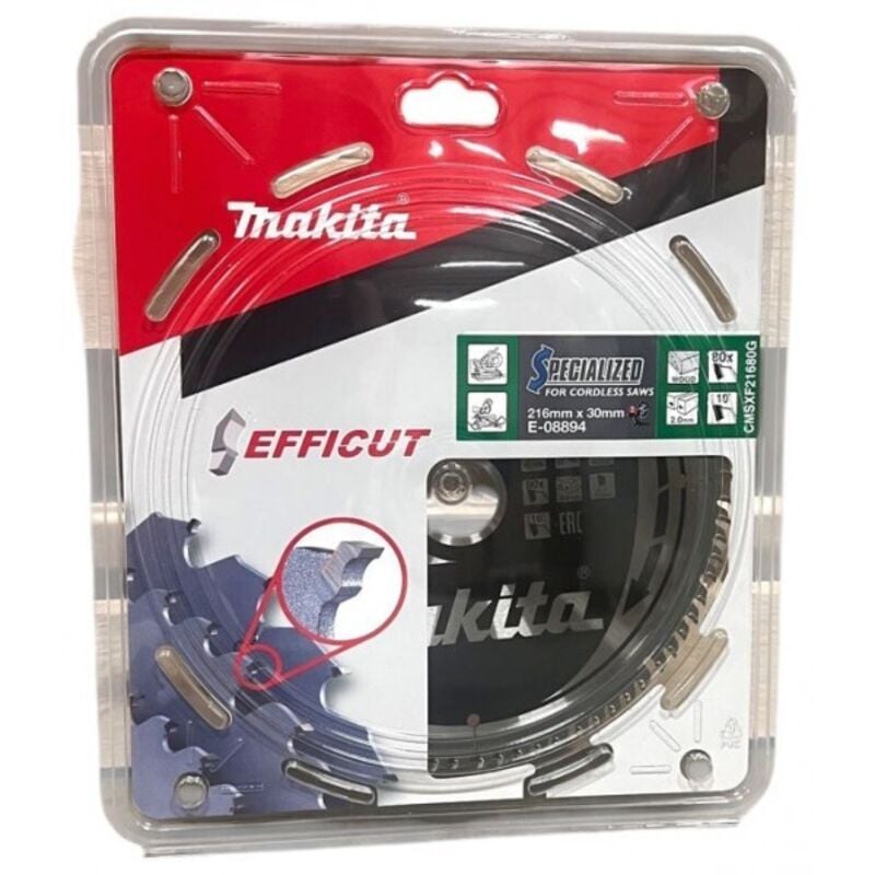 Efficut Kapp- und Gehrungssägen 216 x 30 mm • 80 Zähne - Makita
