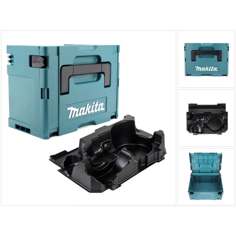 Makita - makpac 3 Systemkoffer + Einlage für dga 504 / 505 / 506 / 508