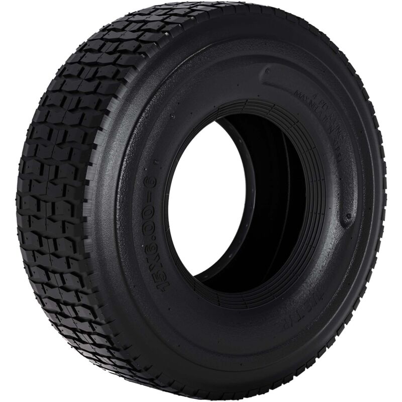 Wiltec - Mantel Rasenmäherreifen Reifendecke Rasentraktor Aufsitzmäher Rasenmäher Zugkarren 15x6.00-6 4PR