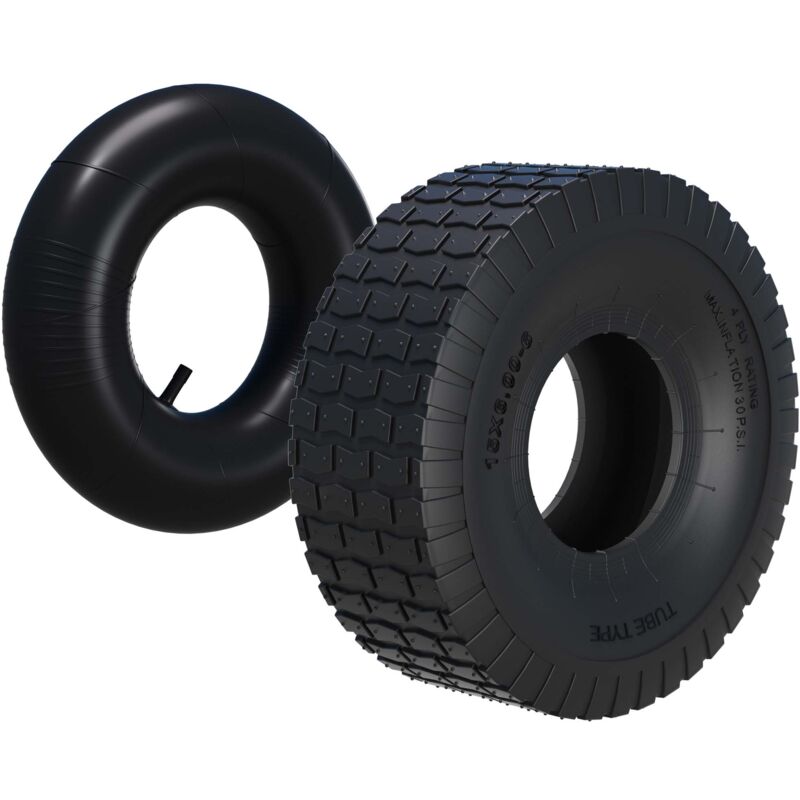 Wiltec - Mantel Rasenmäherreifen Reifendecke Rasentraktor Aufsitzmäher Rasenmäher Zugkarren 16x5.00-8