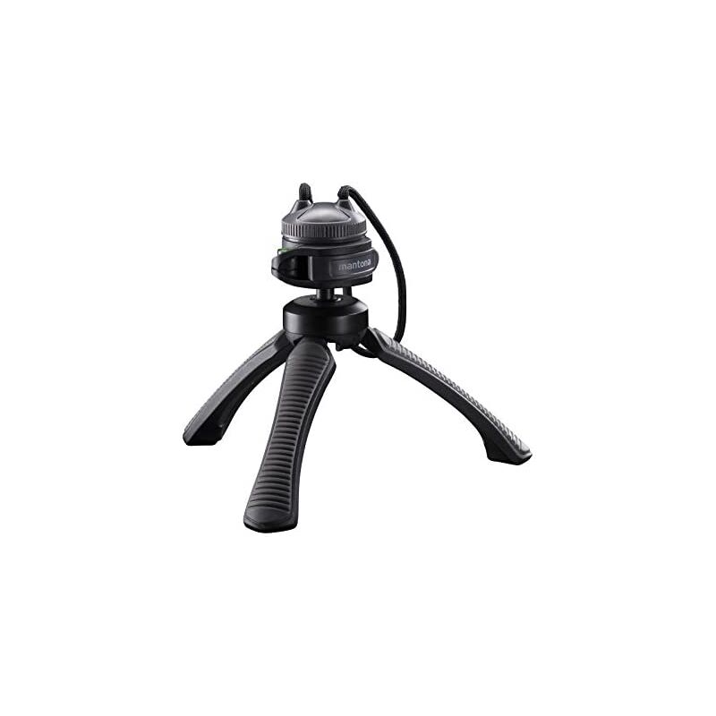 Mantona - 21406 Stativ Smartphone/Digitalkamera 3 Bein(e) Schwarz, Grau