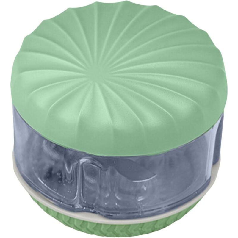 Aougo - Manueller Knoblauchzerkleinerer – Küchenmaschine, manueller Knoblauchzerkleinerer mit scharfer Klinge, Zwiebelschneider für Gemüse, Ingwer,