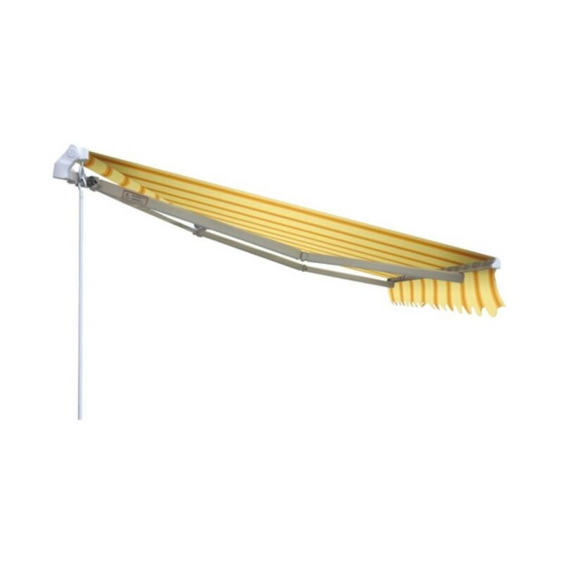 Markise feste Neigung Beige und Ocker ITACA 250x200 cm