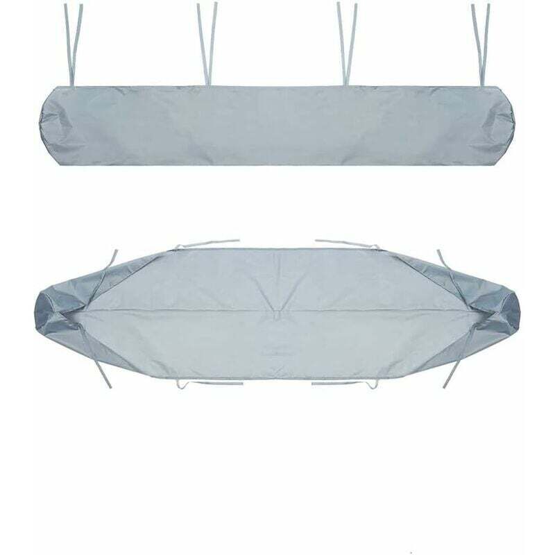 Markisen-Abdecktasche, 3,5 m, grau, Markisen-Aufbewahrungsabdeckung, manuell einziehbare Markise, wasserdicht, staubdicht, Schutzhülle für
