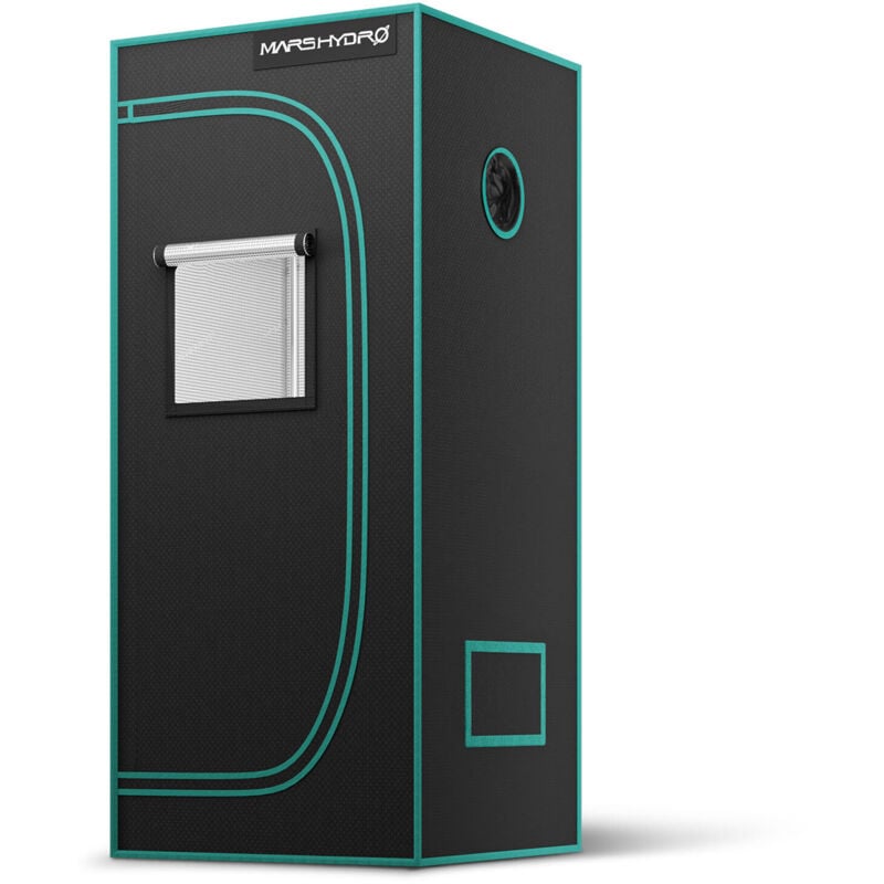Mars Hydro - 60x60x140cm Growbox GrowZelt Indoor Pflanzenzelt Growroom Darkroom Growschrank Gewächshaus Grow Tent 1680D