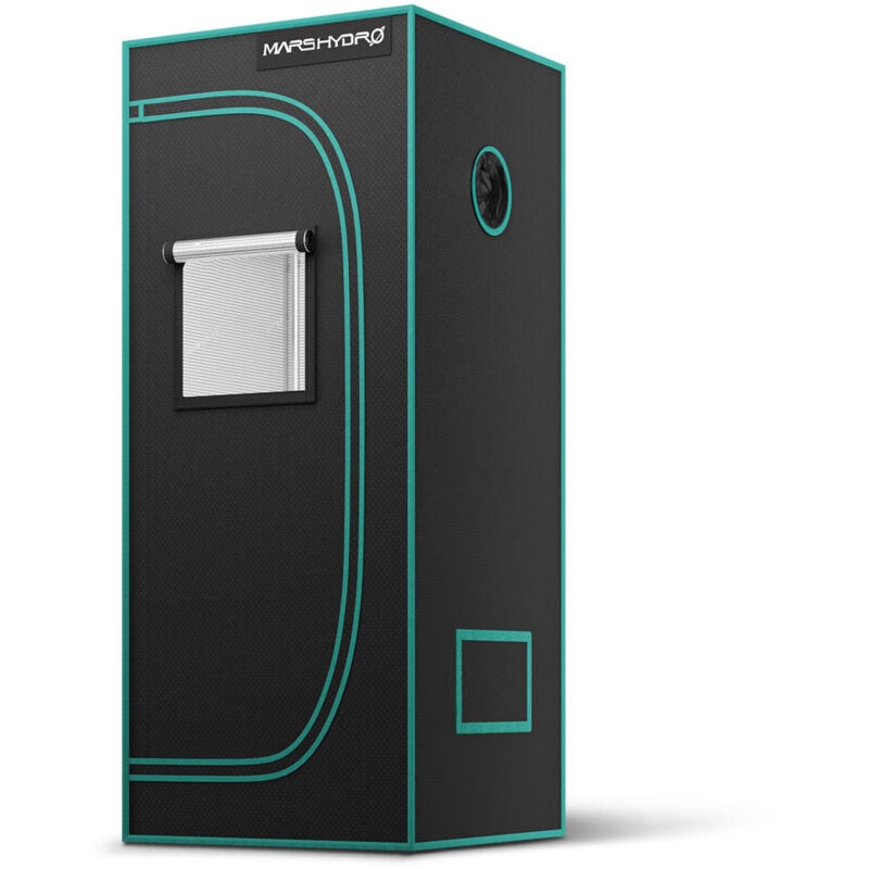Mars Hydro - 70x70x160cm Growbox GrowZelt Indoor Pflanzenzelt Growroom Darkroom Growschrank Gewächshaus Grow Tent 1680D