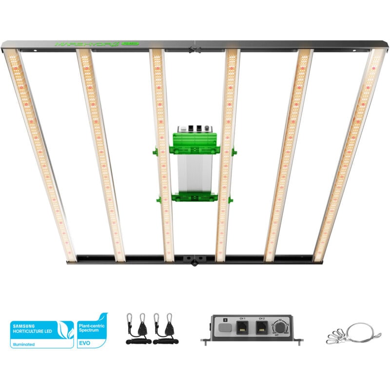 Fc 6500 evo Vollspektrum led Grow Lampe Samsung 301H evo for 150x150x200cm Growbox Pflanzenzimmer Samen Gemüse Blume - Mars Hydro