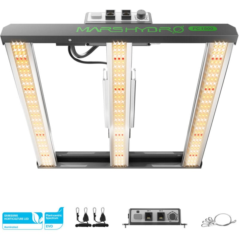 Fc 1500 evo Pflanzen Wachstumslicht Vollspektrum Pflanzenlampe led Lampen Leuchtmittel Wachstumslampen mit hangenden Ketten Samsung 301H evo fur Grow