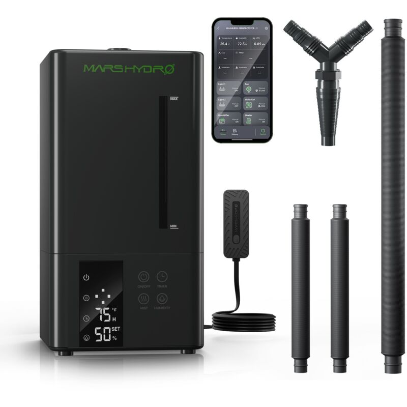 Mars Hydro - 5-Liter Kaltdampf Ultraschall Luftbefeuchter für Fabriken und Zelte
