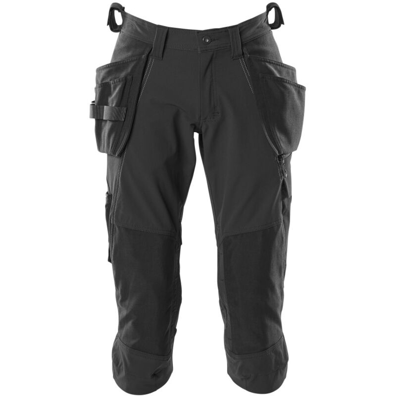 Mascot MASCOT® ACCELERATE Dreiviertel-Hose mit CORDURA-Knie- und Hängetaschen, Vier-Wege-Stretchstoff, geringes Gewicht Gr. 60schwarz