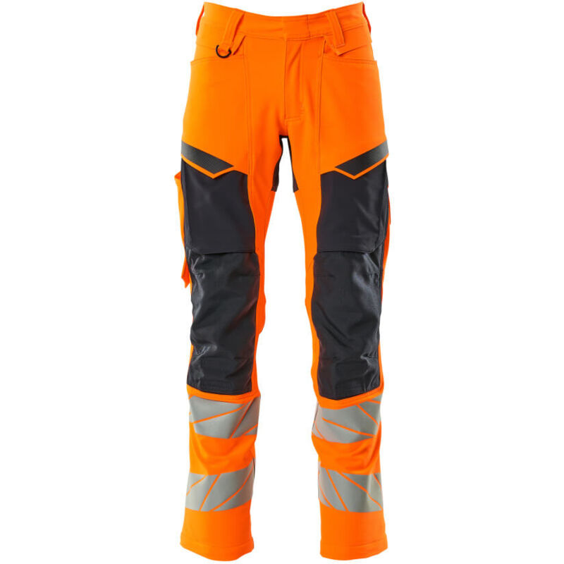 Accelerate safe Warnschutz-Stretchhose 19479 Gr. 82C60 hi-vis orange/schwarzblau - Mascot