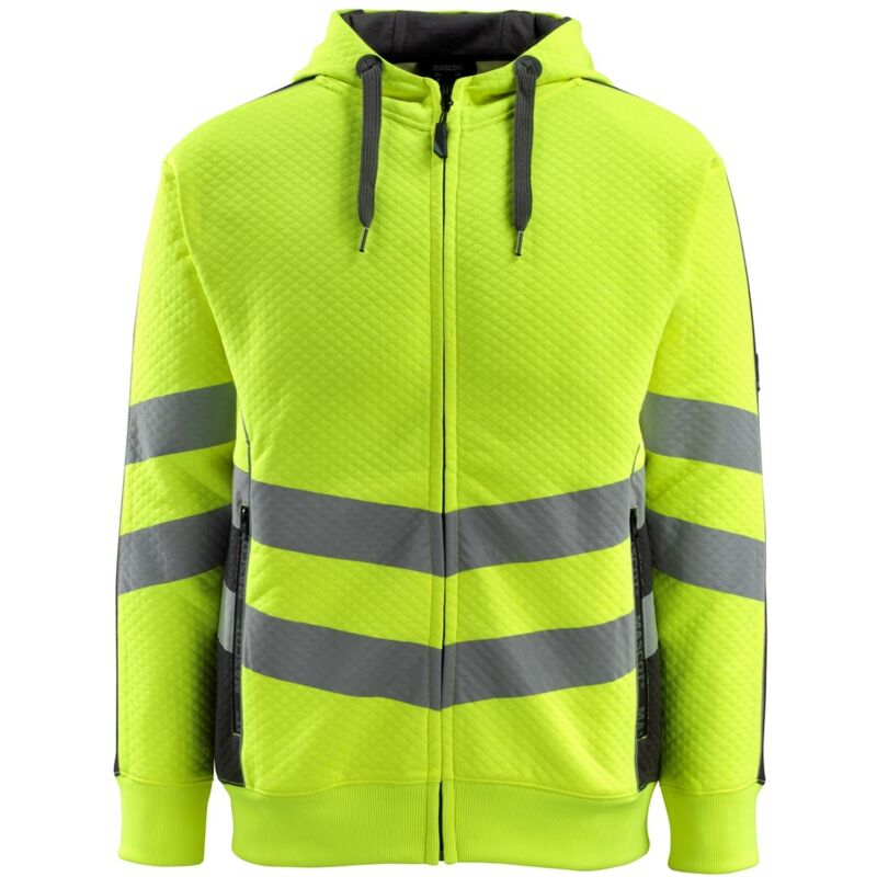Mascot Warnschutz Kapuzensweatshirt CORBY SAFE SUPREME mit Reißverschluss 50138 Gr. 3XL warngelb/schwarz