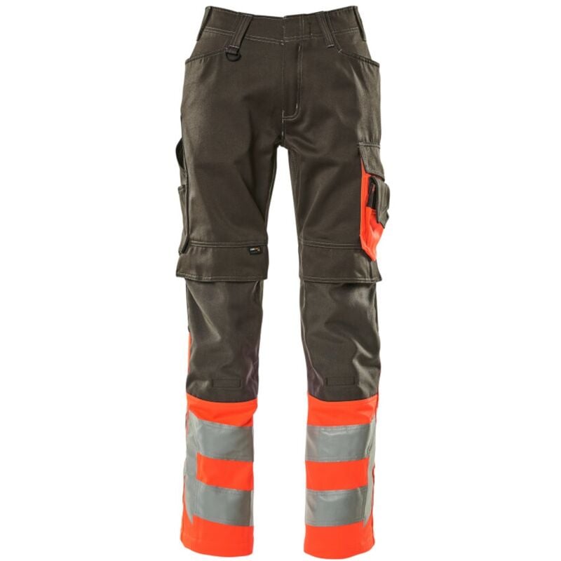 Mascot - Leeds Arbeitshose Gr. 90C49 dunkelanthrazit/hi-vis rot