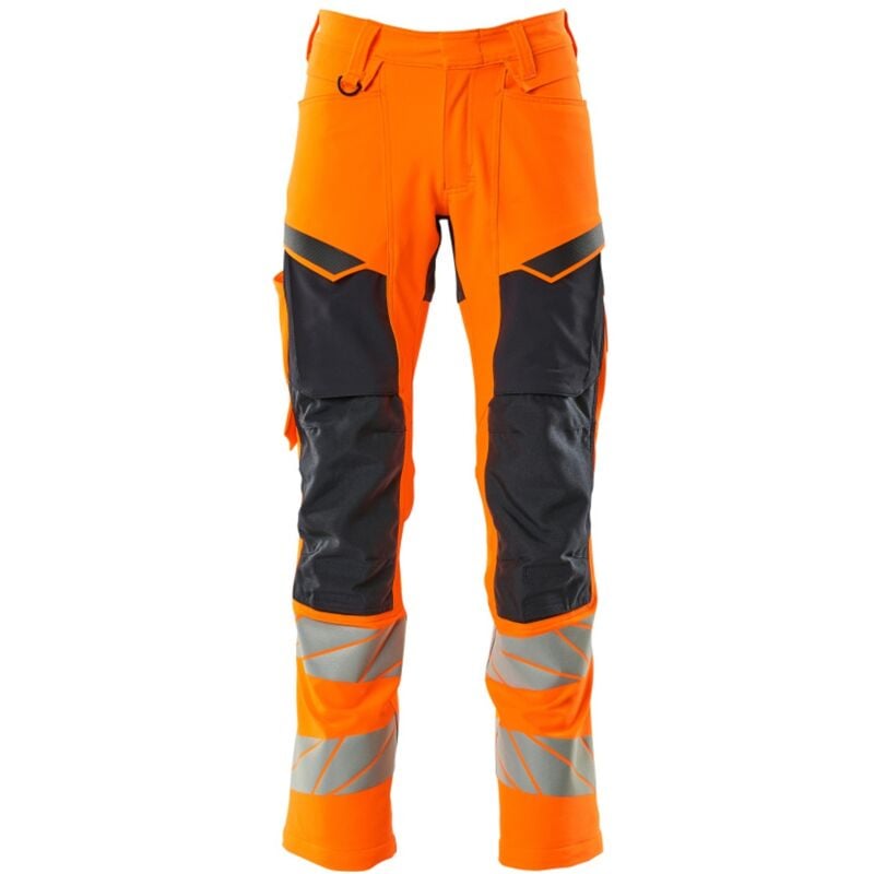 Accelerate safe Warnschutz-Stretchhose 19479 Gr. 76C46 hi-vis orange/schwarzblau - Mascot