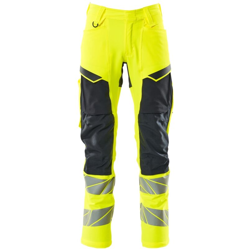 Accelerate safe Warnschutz-Stretchhose 19479 Gr. 82C60 hi-vis gelb/schwarzblau - Mascot