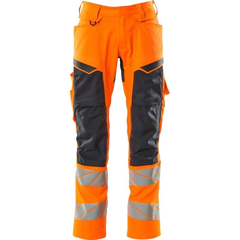 Warnschutz Bundhose 19579-236-14010 Gr. 58 hi-vis orange/schwarzblau - Mascot