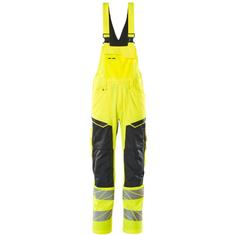 Warnschutz Latzhose 19569-236-1709 Gr. 90C54 hi-vis gelb/schwarz - Mascot