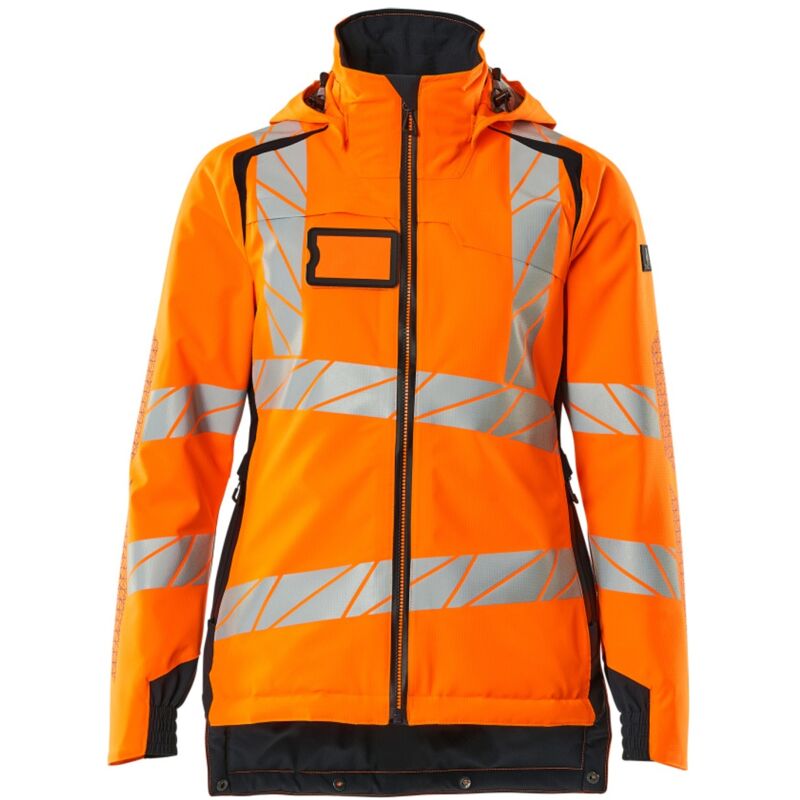 Winterjacke cli ®, Damen Winterjacke Gr. 5XL, hi-vis orange/schwarzblau - Mascot