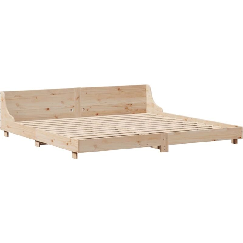 Massivholzbett ohne Matratze 180x200 Kiefernholz Vidaxl