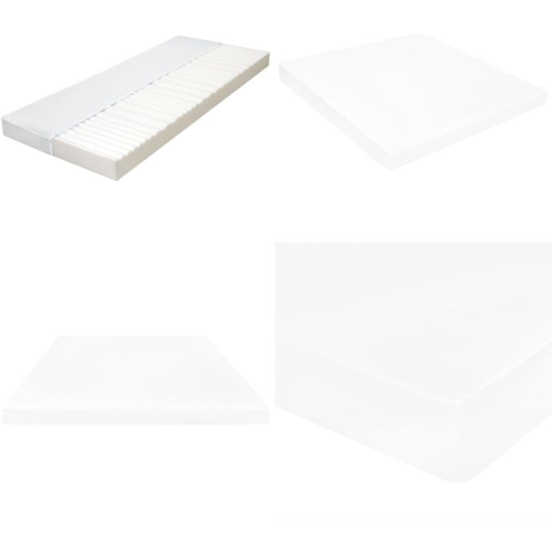 Vidaxl - Matratze 160 x 200 cm 7 Zonen pu Schaum 10 cm H2 H3 - Matratze - Gästebett - 7-Zonen-Matratze - PU-Schaum - Härtegrad H2/H3 - Home & Living