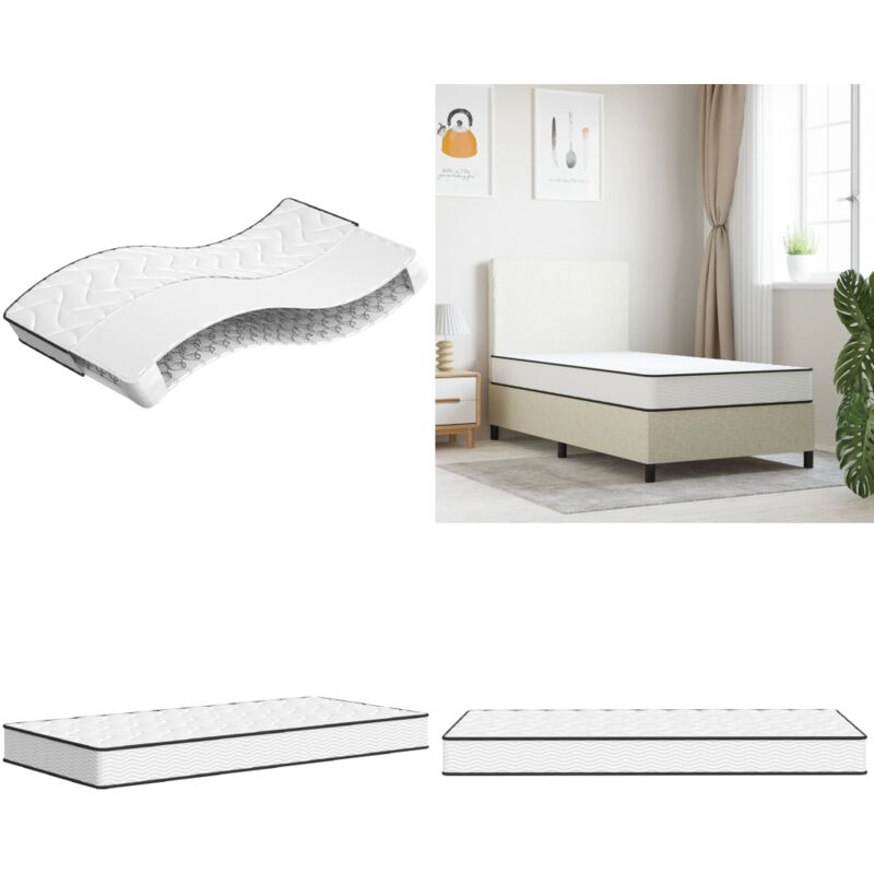 Matratze Bonnell-Federkern Mittel 100x200 cm - Bonnell-Matratze - Federkernmatratze - Matratze 100x200 - Doppelbett Matratze - Mittelhart - Home &