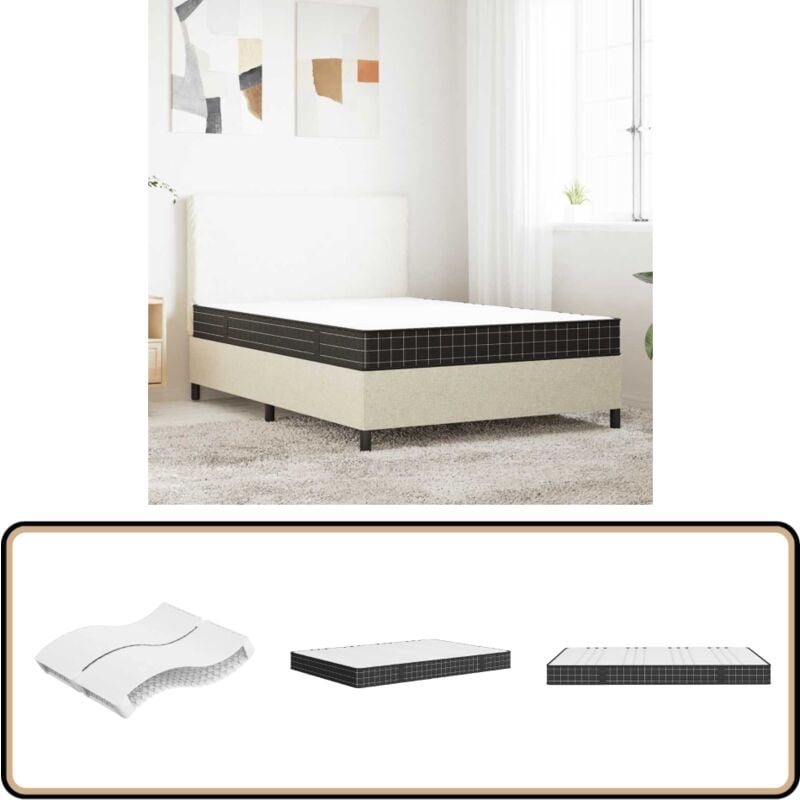 Matratze Bonnell-Federkern Mittel 140x200 cm - Bonnell-Matratze - Federkernmatratze - Matratze Doppelbett - Matratze 140x200 - Schlafcomfort