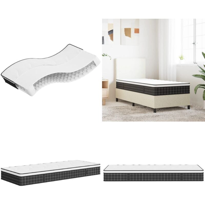 Matratze Bonnell-Federkern Mittel 70x200 cm - Bonnell-Matratze - Federkernmatratze - Matratze 70x200 - Doppelbett Matratze - Mittelhart - Home &