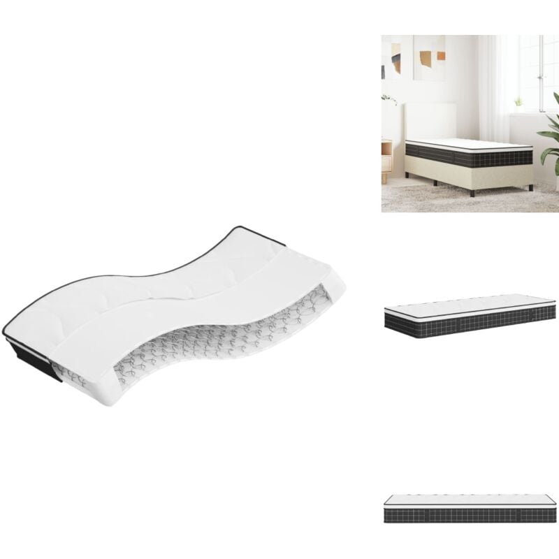 Matratze Bonnell-Federkern Mittel 90x200 cm - Bonnell-Matratze - Federkernmatratze - Einzelbettmatiatze - Matratze 90x200 - Matratze Mittelhart