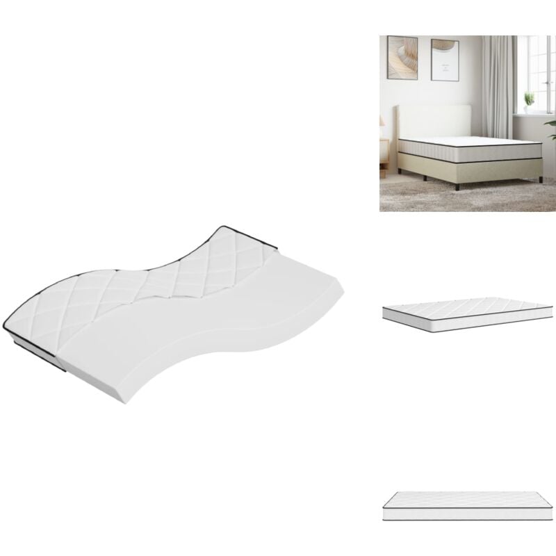 Matratze Schaumstoff Mittelweich 100x200 cm - Matratze - Schaumstoffmatratze - Federfreie Matratze - Doppelbettmatratze - Mittelweiche Matratze