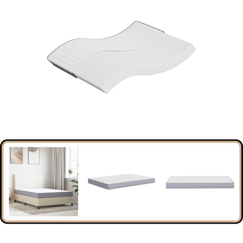 Matratze Schaumstoff Mittelweich 140x190 cm - Matratze - Schaumstoffmatratze - Federkernfreie Matratze - Mittelweiche Matratze