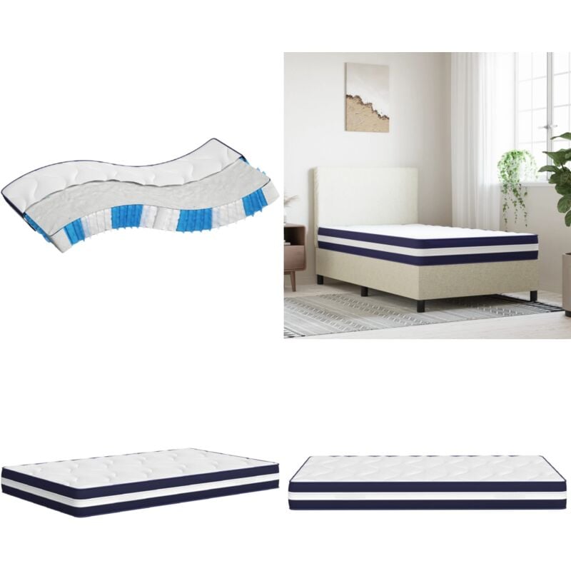 Matratze Taschenfederkern Mittelfest 100x200 cm - Taschenfederkernmatratze - Matratze - Doppelbettmatratze - Federkernmatratze - Mittelfeste Matratze