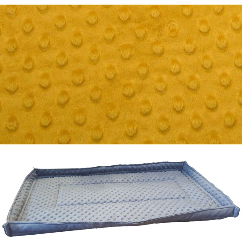 Matte für einen Meerschweinchen- oder Kaninchenkäfig 110x75 wasserdicht gelb