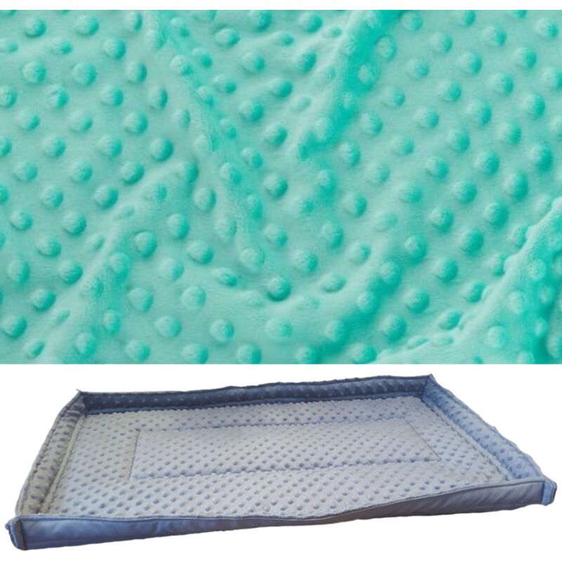 Matte für einen Meerschweinchen- oder Kaninchenkäfig 145x110 wasserfest mint