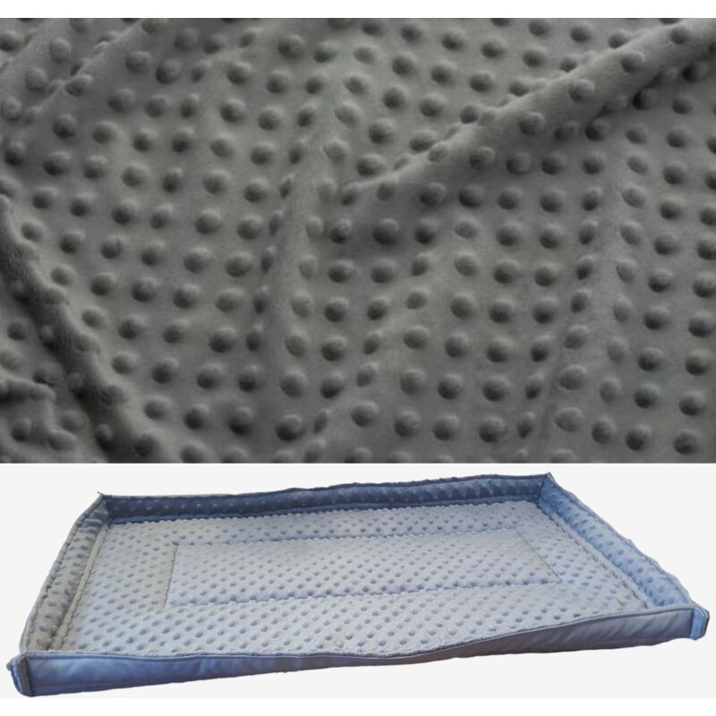 Matte für einen Meerschweinchen- oder Kaninchenkäfig 78x48 wasserdicht dunkelgrau