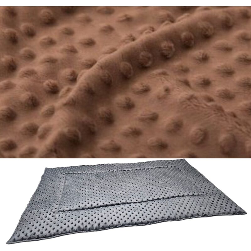 Matte für einen Meerschweinchen- oder Kaninchenkäfig 80x50 wasserdicht braun