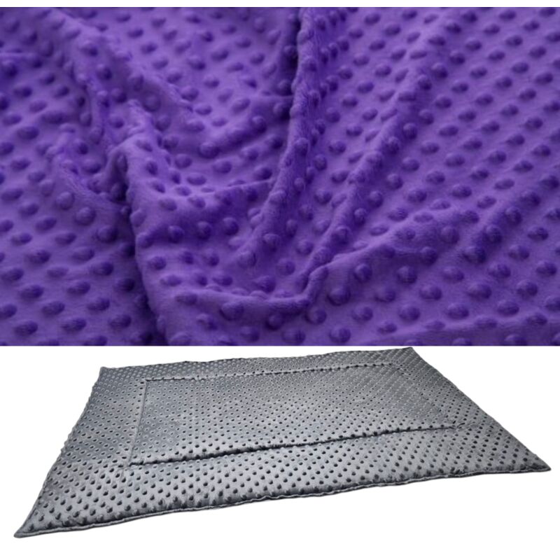 Matte für einen Meerschweinchen- oder Kaninchenkäfig 80x50 wasserdicht lila