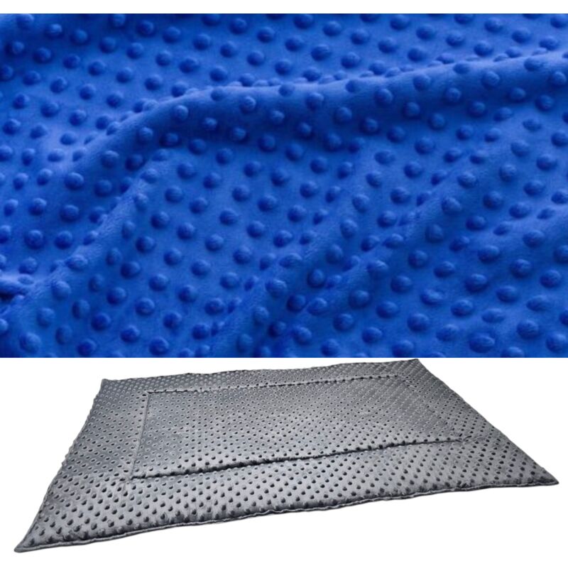 Matte für einen Meerschweinchen- oder Kaninchenkäfig, 80x50, wasserdicht, marineblau