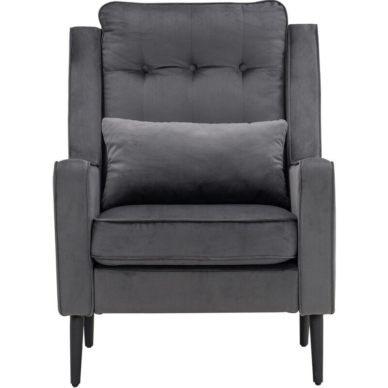 M Mcombo Ohrensessel Fernsehsessel Relaxsessel ohne Hocker, Samt, 7277DE-1