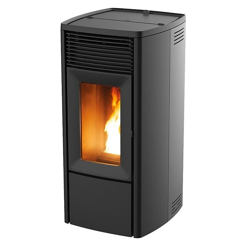 MCZ - Pelletofen wassergeführt ego Hydromatic Air M2+ 11,9kW Schwarz Holzpellets