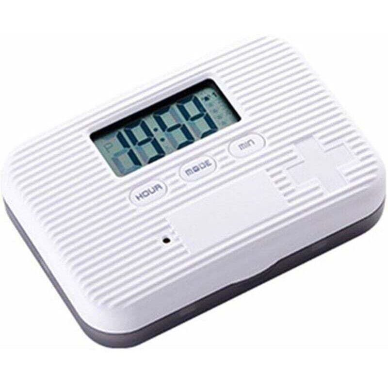 Medikamenten-Aufbewahrungsbox, intelligente elektronische Zeiterinnerung, Pillendose, Alarmmanager, Pillenbehälter (grau)-